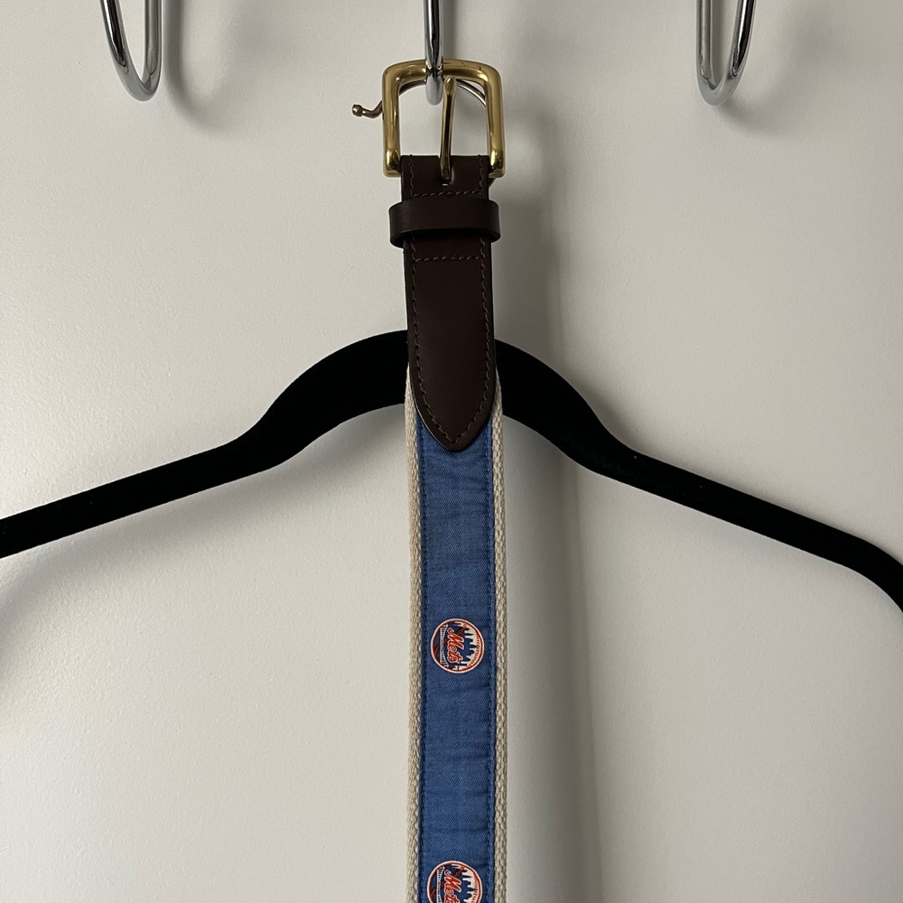 Men’s Vineyard Vines Belt, NY Mets, 36